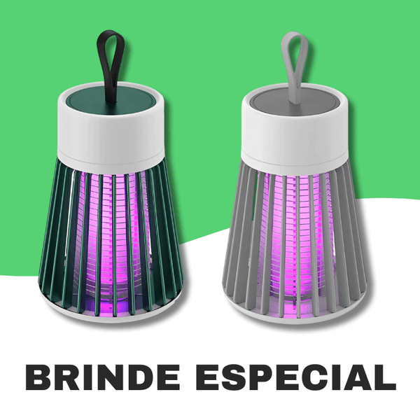 Lanterna Mata Mosquitos Ultravioleta + Brinde